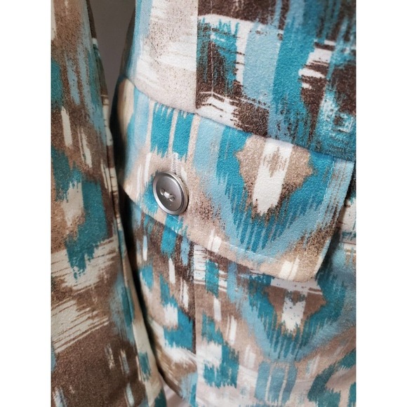 Alfred Dunner Women's Multicolor Polyester Long Sleeve Full Zip Casual Jacket 14 - Picture 4 of 12